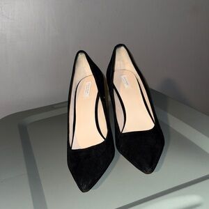 Cole Haan Black Suede Heels